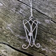 art deco-pendant-opal-silver-back-sandrakernsjewellery